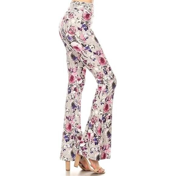Leggings Depot Women's Ultra Soft Printed Palazzo Pants - Picture 5 of 5
